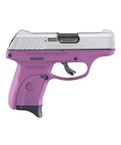 Ruger EC9s 9mm 7rd 3.12 Pistol, Aluminum Cerakote-Purple 3295