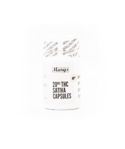 20mg THC Sativa Capsules (Mary’s Edibles)